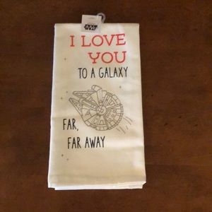 Stars Wars tea towel “I Love You to a Galaxy Far, Far Away”